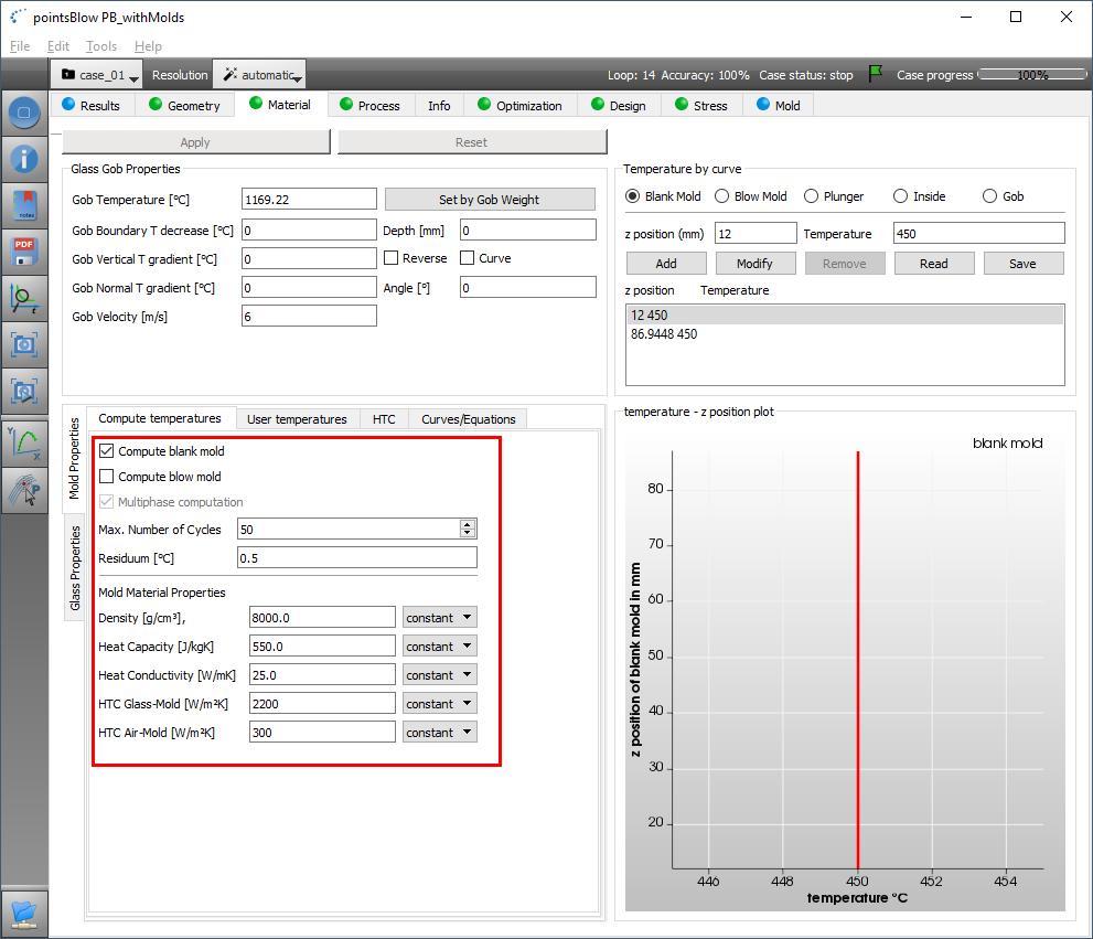 coupledSimulation MaterialData